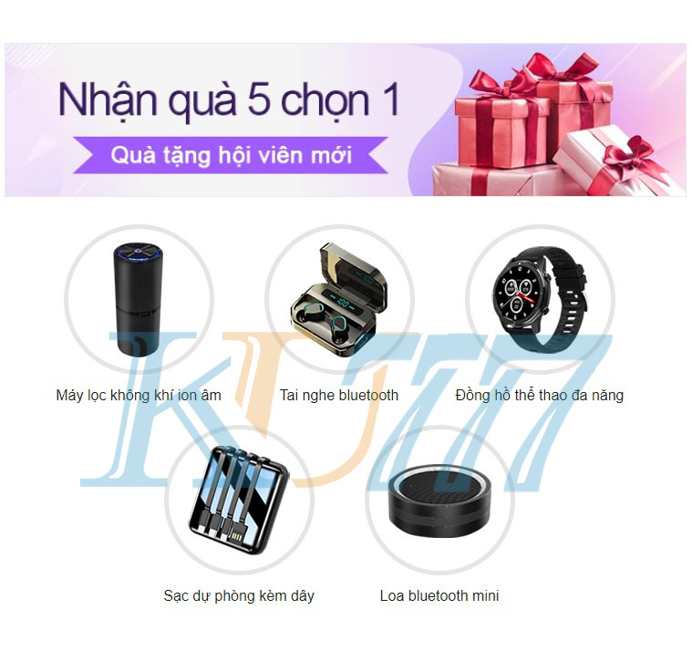 Quà hội viên mới kubet