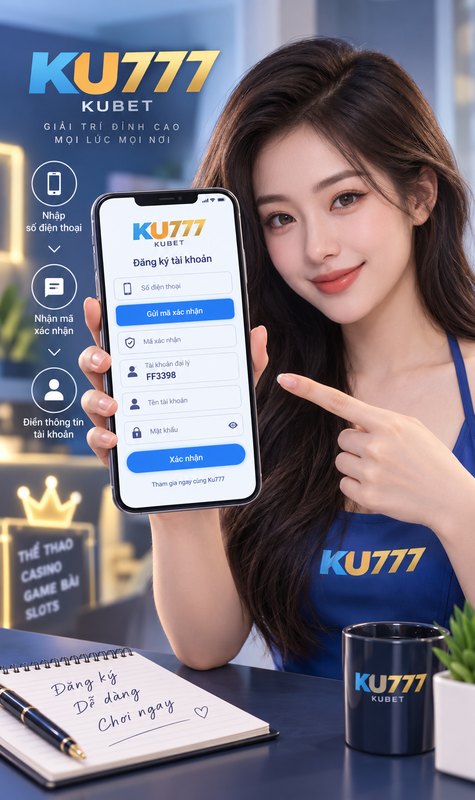 Đăng Ký tài khoản Ku777 của Kubet trên điện thoại mới nhất 2 · Ảnh minh họa mới Ảnh minh họa: tao tk ku777 7