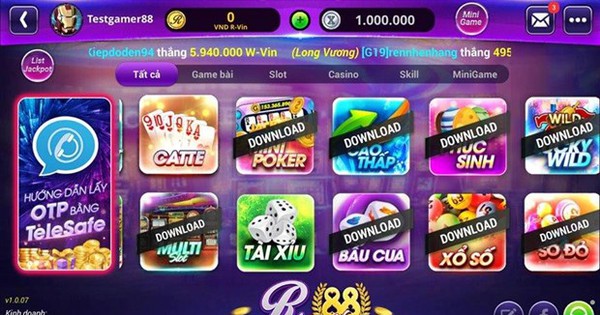 Nền tảng chơi game casino game bài trực tuyến Rikvip