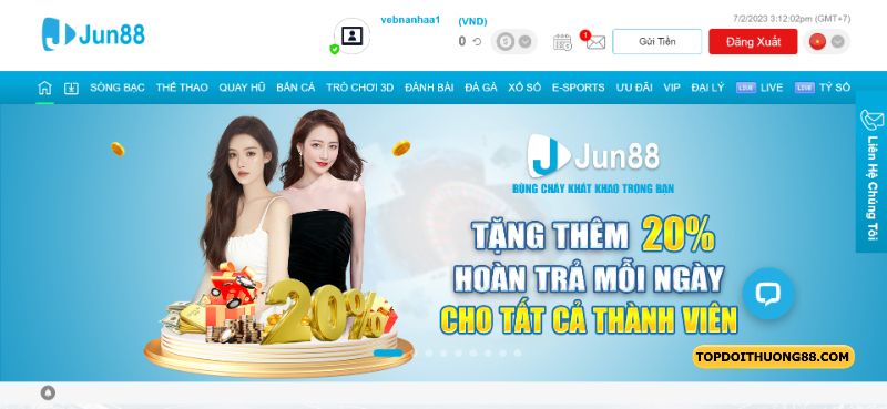 Jun88 - Nhà cái uy tín hàng đầu thị trường giải trí ở châu Á